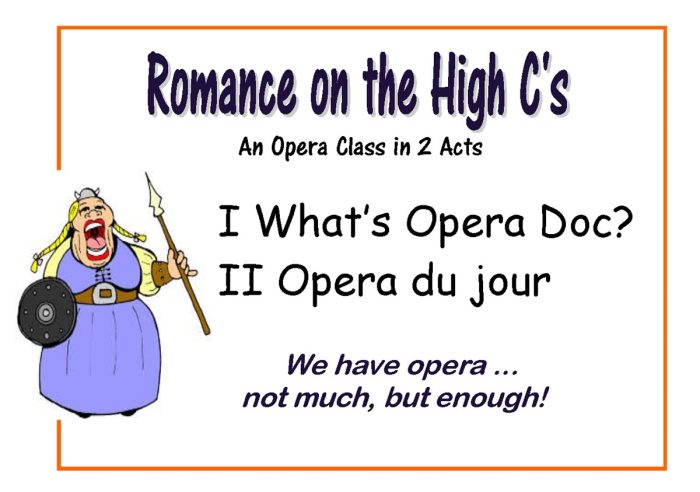 What's Opera, Doc?