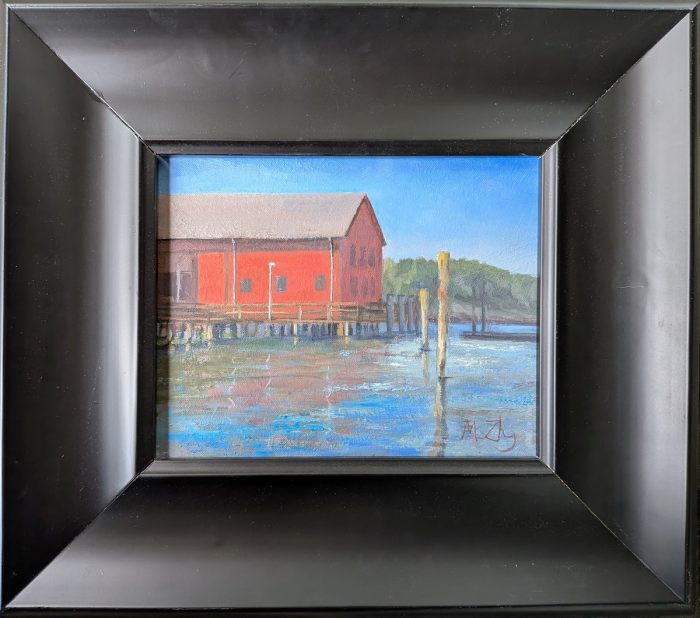 Min Zhong - Wharf in Afternoon Light