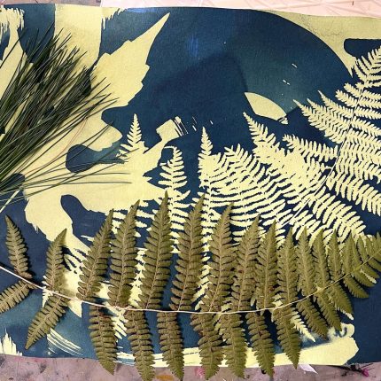 Cyanotype: Print, Color, Stitch