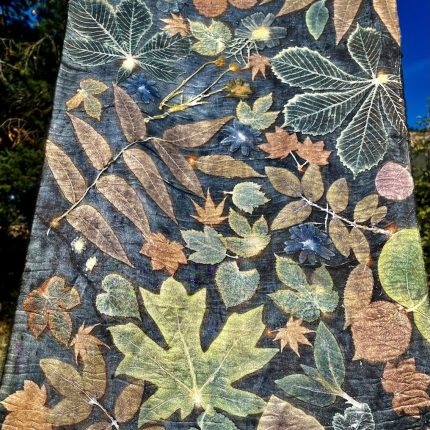 Magic of Botanical Print (Eco-Print) Combined with Natural Dyes