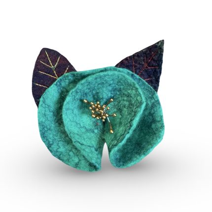 Wet-felted Flowers